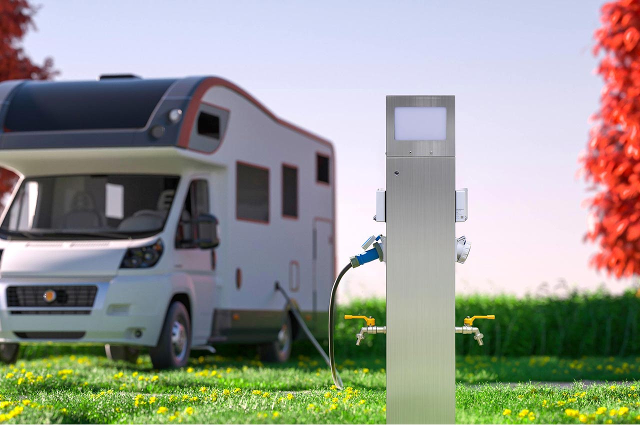 RV Power Pedestal GRWE1002020D-R